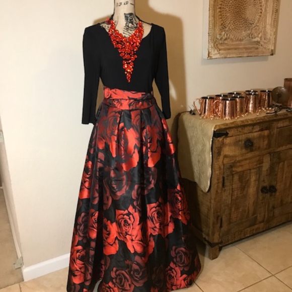 Jessica Howard Dresses & Skirts - Jessica Howard, Floral Rose Ballgown, sz 12